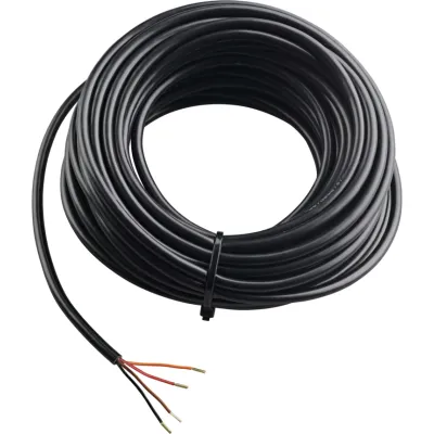 Warema Anschlussleitung 3m 634277 | 4-adrig | AWG 26 | für WS multisense Wetterstation | PVC | schwarz | UV-beständig
