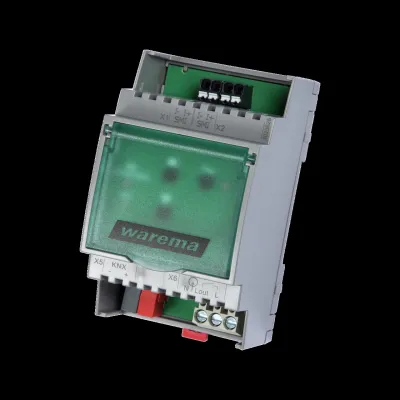 WAREMA KNX Sonnenschutzaktor SA 16M230 SMI REG 2022211 | 16-Kanal | SMI | 230V AC | Handbedienung | Bluetooth | IP30