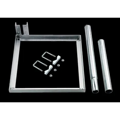 WAREMA Ständer für Bodenmontage 2005247 | Balkon- & Terrassenständer | feuerverzinkter Stahl | für Mastrohr 4,8x100 cm