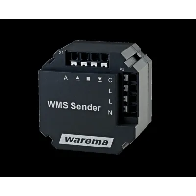 WAREMA Funksender Unterputz 1002882 | WMS Sender bidirektional | 2400 MHz | 230V | 30m Reichweite | IP20 | Rollingcode