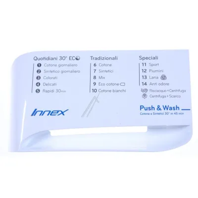 Waschmaschinen-Griff weiß Whirlpool 488000515967 Bedruckt