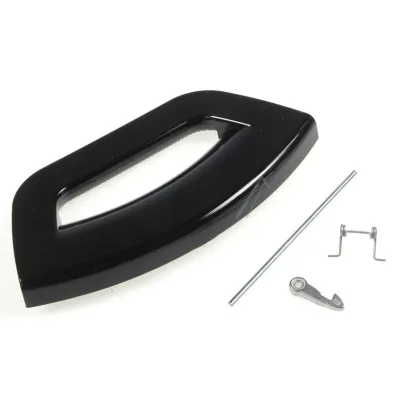 Waschmaschinen-Türgriff Whirlpool 482000088424 schwarz