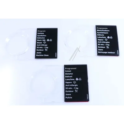 Waschmaschinenblende AEG 140062661065 Selbstklebend, Knebel