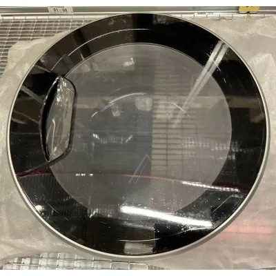 Waschmaschinentür Bauknecht 488000542969 Silber/Dunkel