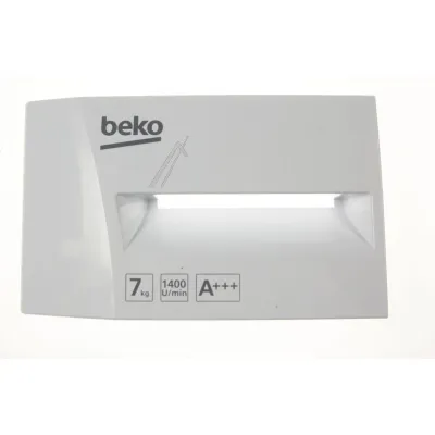 Waschmittelkastenblende für Waschmaschine Beko 2828119302 Blende, weiß