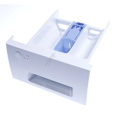 Waschmittelschublade für Waschmaschine LG AGL30013501 Gehäuse blau weiß