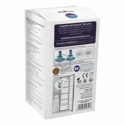 Wasserfilter für US-Kühlgerät, Wpro APP100/1 484000000513 Samsung, Bauknecht, Wh