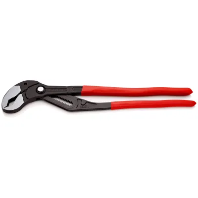 Knipex Wasserpumpenzange 87 01 560 | Cobra XXL Rohrzange | 560 mm | Greifweite bis 120 mm | Chrom-Vanadium-Stahl | Rot
