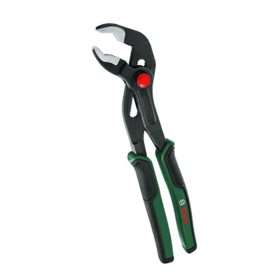BOSCH Wasserpumpenzange 1600A032V9 | 250 mm | Multi-Griff | Backenöffnung 46 mm | ergonomisch | schwarz