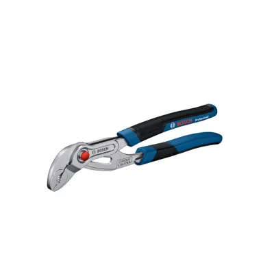 Bosch Professional Wasserpumpenzange 250mm 1600A02W3N | Chrom-Vanadium-Stahl | 2K-Softgrip | bis 46mm | blau/schwarz