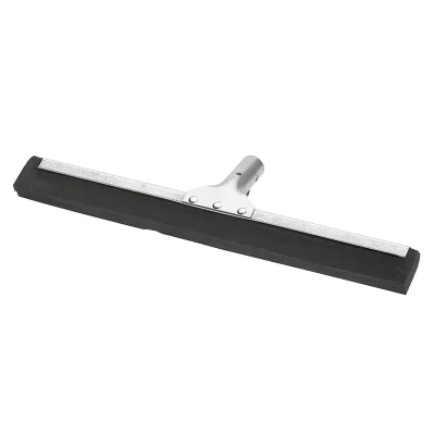 Unbekannt Wasserschieber 269445 | Moosgummi 45 cm Metall extra stabil | Doppel-Lippe | Spritzschutz | silber/schwarz