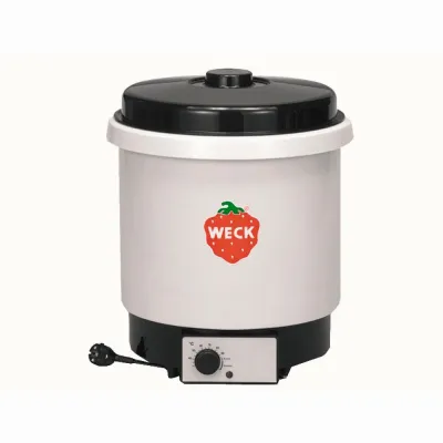 Weck Einkochautomat WAT 34 | 29L Einkochtopf Kunststoff | Präzisionsthermostat | 2000W | Einlegerost | spülmaschinenfest