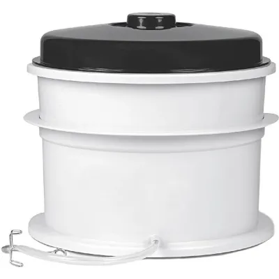 Weck Saftgewinner Kombi-Set 292015 | Entsafter für Einkocher ab Ø 35 cm | 6L | Kunststoff | inkl. Schlauch & Deckel