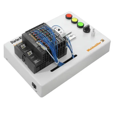 Weidmüller SPS Starterkit UC20-WL2000-AC | webbasierte Steuerung | 8 digitale Ausgänge | MODBUS | PROFINET | Micro USB