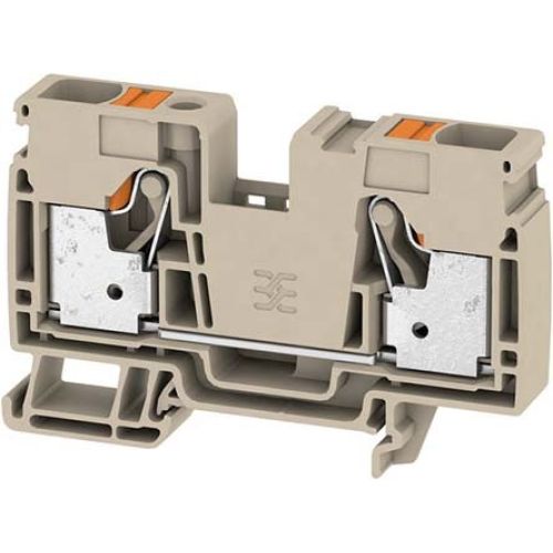 Bild: WEID Durchgangs-Reihenklemme A2C 16 1000V / 76A 0,75-16,0qmm beige
