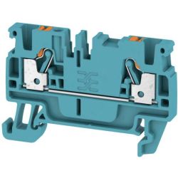 WEID Durchgangsklemme A2C 2.5 BL 800V 24A 0,5-2,5qmm blau