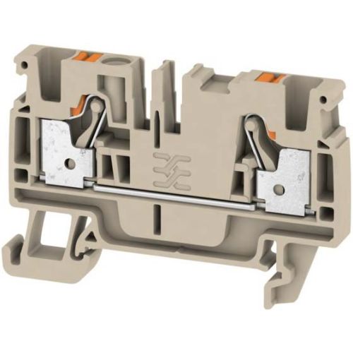 Bild: WEID Durchgangsklemme A2C 4 800V 32A 0,5-4qmm dunkelbeige