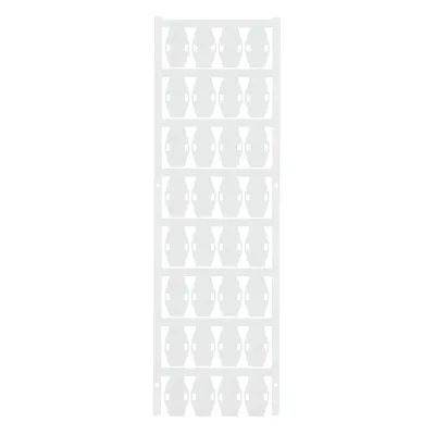 Weidmüller Kabelmarkierer SFX 9/24 MC NE WS V2 | Kabelmarkierung | 24x15 mm | Kunststoff | für 7-40 mm Kabel | weiß