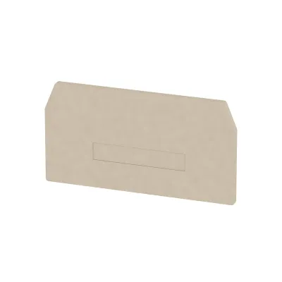Weidmüller Abschlussplatte ZAP/TW ZDU16 1745150000 | Reihenklemmen-Trennwand | 82,2x3x43,4mm | V0 | Wemid | beige