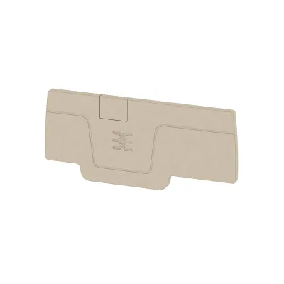Weidmüller Abschlussplatte AEP 3C 2,5 | 1521510000 | Abschluss- und Zwischenplatte | 2,1 mm | UL 94 V0 | beige