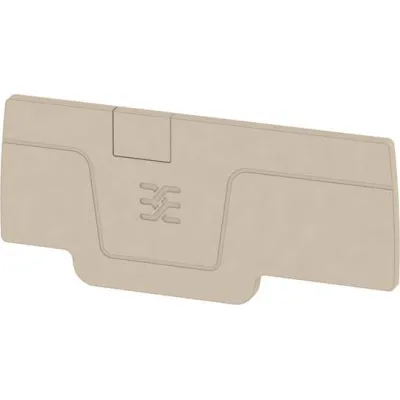Weidmüller Abschlussplatte AEP 3C 2,5 | 1521510000 | Abschluss- und Zwischenplatte | 2,1 mm | UL 94 V0 | beige