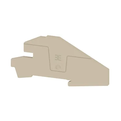 Weidmüller Abschlussplatte AEP ITB 4 BB 2669110000 | Reihenklemme Berührungsschutz | 3 mm | V0 | beige