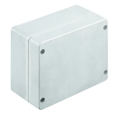 Weidmüller Gehäuse KLIPPON K6 0342500000 | Alu-Leergehäuse IP66 | 200x160x100mm | Edelstahl-Optik | Außenmontage