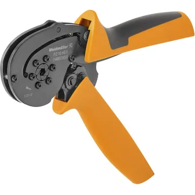 Weidmüller Crimpzange PZ 10 HEX 1445070000 | Crimpwerkzeug 0,14-10 mm² | Sechskantcrimp | mechanisch | ergonomisch