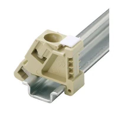 Legrand Endwinkel EW 15 | 0382860000 | Endhalter für Hutschiene TS 15 | Polyamid 66 | 10 mm | schraubbar | beige