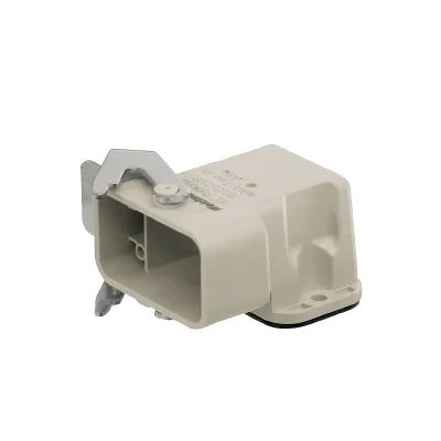 Weidmüller Anbaugehäuse HDC HQP AWLU | Rechtecksteckverbinder HQ | IP65 | Kunststoff | 37x76x67 mm | beige