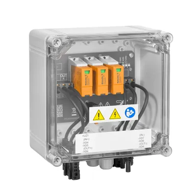 Weidmüller Generatoranschlusskasten PVN1M1I2SXFXV1O2TXPX #2866300000 | PV Stringbox | 1100V | 2 Eingänge | IP65 | Weiß