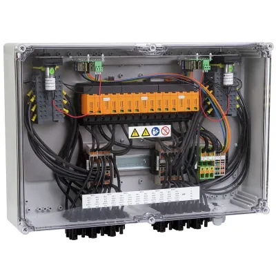 Weidmüller Generatoranschlusskasten PVC DC 6MPP RD SPD1R EVO 11 | Photovoltaik DC-Stringbox | IP65 | Weiß