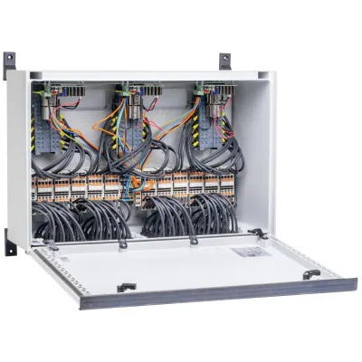 Weidmüller Generatoranschlusskasten PVC DC | 24 Eingänge | IP65 | 41A | 600x485x255mm | weiß