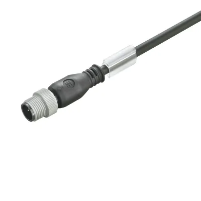 Weidmüller Sensor-Aktorkabel SAIP-M12G-4-10U | 4-polig | M12 Stecker | 10m | PUR halogenfrei | schwarz