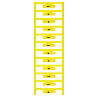 Legrand Klemmenmarkierer WAD 8 MC B GE/SW 1120470000 | 8 mm Raster | Symbole | gelb | halogenfrei