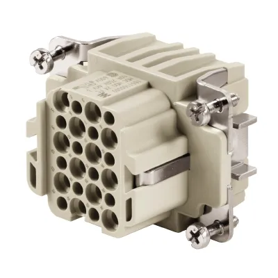 Weidmüller Kontakteinsatz HDC HDD 24 FC 1651160000 | Buchse | 24-polig | Crimp | 10A | 250V | Silber | Größe 3