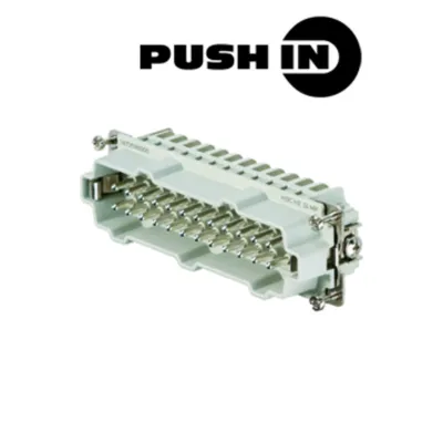 Weidmüller Kontakteinsatz HDC HE 24 MP | 1873590000 | Stift | 24-polig | 500V | 16A | Thermoplast | Kupferlegierung