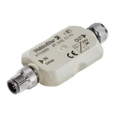 Weidmüller Schaltrelais JPR 24VDC ISO 1CO M12 8771430000 | Signalrelais IP67 | 1 Wechsler | 24V DC | 2A | 36x14,4x83mm