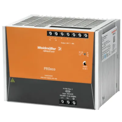 Weidmüller Schaltnetzgerät PRO ECO 1469520000 | 960W 24V 40A | IP20 | Schraubanschluss | Tragschienenmontage