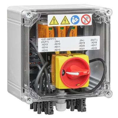 Weidmüller Generatoranschlusskasten PVNDC3I3O | DC-Stringbox | 1100V | 1 MPP | 3 Eingänge | IP65 | weiß