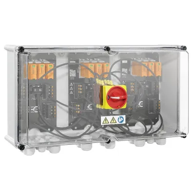 Weidmüller Generatoranschlusskasten PVN1M3I9S0FXV1O0TXPX10 | PV DC-Stringbox | 9 Eingänge | IP65 | 558x330x249mm | weiß