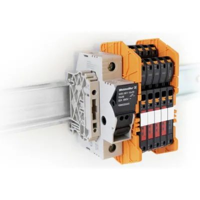 Weidmüller Relaisblock TAB Westnetz 8000157526 | 4 Wechsler | 230V AC | PUSH IN & Schraubanschluss | LED | 6A