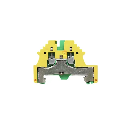 Weidmüller Schutzleiter-Reihenklemme WPE 2.5N 1016200000 | TH35 | 0,5-4mm² | Schraubanschluss | grün/gelb