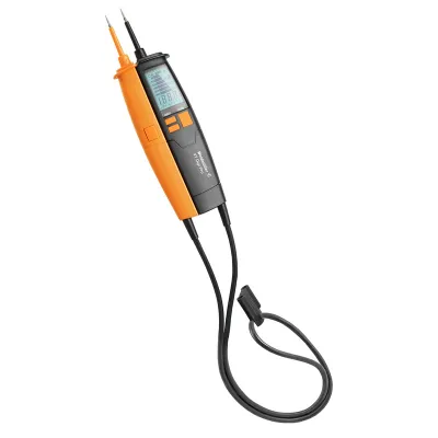 Weidmüller Spannungsprüfer VT Digi Pro 561106 | 2-polig | LCD | 0,3-690V AC/DC | IP65 | CAT IV | orange