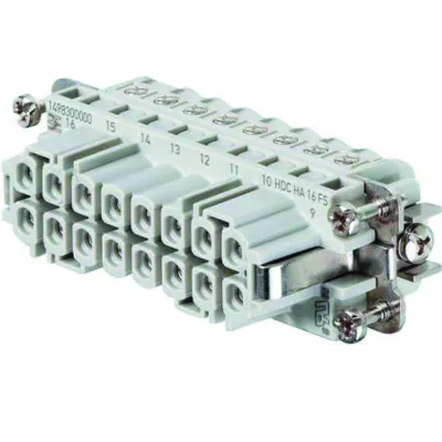 Weidmüller Kontakteinsatz HDC HA 16 FS | Buchse | 16-polig | Schraubanschluss | 16A 250V
