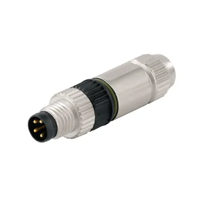 Weidmüller Rundsteckverbinder M8 | 4-polig Stift | IDC | IP67 | 4A | 32V | gerade | Zink | feldkonfektionierbar