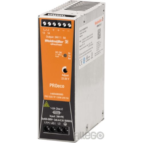 Bild: Weidmüller Stromversorgung 12V DC, 10A, PRO ECO 120W 12V 10A