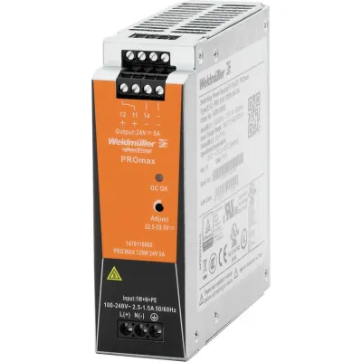 Weidmüller Netzteil PRO MAX 1478230000 | 12V DC 10A 120W | AC/DC | Ausgang einstellbar | Tragschiene | IP20