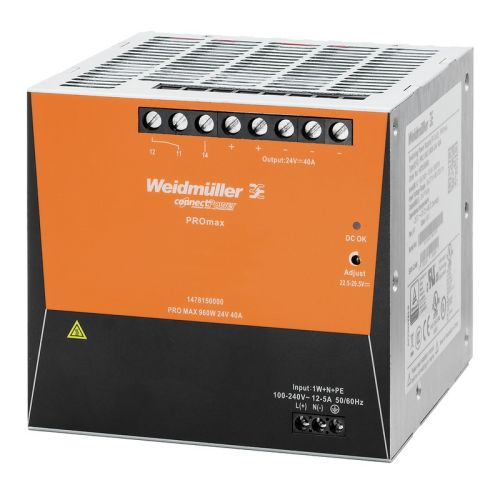 Bild: Weidmüller Stromversorgung 48V DC, 20A, PRO MAX 960W 48V 20A
