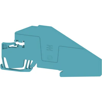 Weidmüller Trennwand APP ITB 4 BB BL 2669120000 | Abschluss- & Zwischenplatte für Reihenklemmen | 3 mm | blau